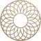 Ekena Millwork Cannes Wood Fretwork Pierced Ceiling Medallion, Red Oak, 22"OD x 7 1/2"ID x 3/8"T CMWP22X22X0375CNRO - alternate 1